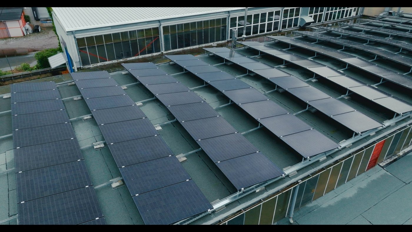PV-Anlage Luftaufnahme